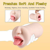 Masturbateur masculin automatique vibrant avec fonction de léchage de langue, en silicone, en forme de vagin, jouet sexuel de poche pour adultes, fournisseur
