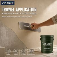Microciment décoratif Vissney, revêtement de sol et de mur en microciment, peinture imperméable en béton sans joint