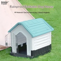 Vente en gros OEM Cage pour chien en plastique, fabrication sur mesure, pour extérieur et intérieur, taille moyenne, type niche, modèle Beidi 1503, design 'trou d'arbre' avec système push-up