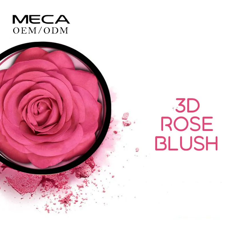 Wholesale Vegan Private label Long Lasting Blusher Waterproof Matte 3d Cheek Rose Cream Blush