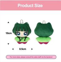 Porte-clés en peluche personnalisé en forme d'oreille de chat et d'étoile de mer, mini poupée en coton rembourrée de 10 cm, pendentif de sac personnalisé, cadeau pour elle
