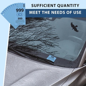 ตั๋วจอดรถแบบกำหนดเอง หมายเลขเรียงกันต่อเนื่อง ดีไซน์แบบสองหน้า กระดาษดูเพล็กซ์ 230 แกรม สำหรับซ่อมรถยนต์ รับสัมภาระ - Product Image 4