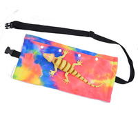 Sac de transport réglable pour dragon barbu, lézard, caméléon, reptile, ours, en coton doux, pour petits animaux, idéal pour les voyages en extérieur