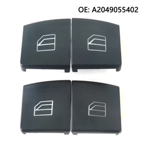 Prix d'usine OE A2049055402 Ensemble de 4 couvercles de boutons de lève-vitres de voiture adaptés aux Mercedes-Benz Classe E W204 W166 - Product Image 1