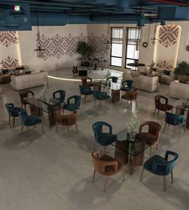 Diseño Interior Moderno para Cafetería con Barra Personalizada y Muebles de Exhibición, Solución Integral de Diseño para Cafetería, Mostrador para Café - Product Image 3