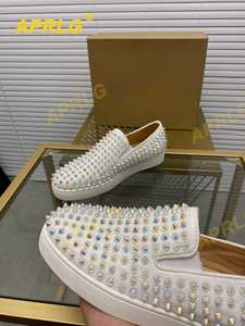 <span class=keywords><strong>Scarpe</strong></span> Eleganti <span class=keywords><strong>da</strong></span> Uomo Christian con Chiusura a Lacci in Vera Pelle, Casual per Matrimoni, Affari e Feste, Ultimo Stile <span class=keywords><strong>Louboutin</strong></span> - Product Image 5