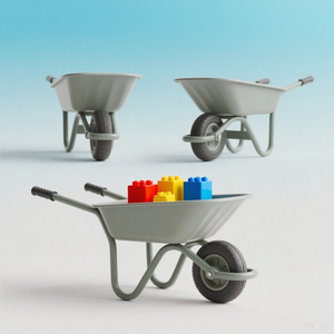 <span class=keywords><strong>Brouette</strong></span> en plastique pour enfants dans de nouvelles couleurs - Product Image 4