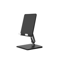 Support cellulaire portable pliable personnalisé en aluminium mignon pour iPhone Support de bureau promotionnel