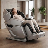 Fauteuil de massage lombaire chauffant corps entier zéro gravité 4D SL Track pour soulager les douleurs dorsales