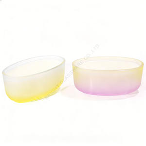 Portavelas de Vidrio al por Mayor, de Gran Capacidad, Color Ámbar Rosa, Ecológicos, Resistentes al Calor, para el Día de San Valentín - Product Image 5