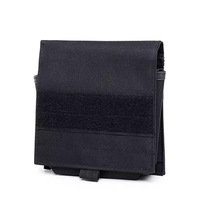 Pochette Tactique Extérieure MOLLE pour Accessoires, Sac Banane Utilitaire, Organisateur de Trousse Médicale, Sac d'Attache pour Gilet de Chien, Sac de Sport Extérieur en Polyester