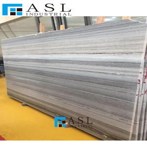 Mármol Blanco con diseño de vetas de grano recto, azulejos de líneas rectas de cristal, color gris - Product Image 6