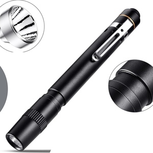 Stylo-lampe UV LED rechargeable, réglable, facile à transporter, mini lampe torche UV de poche, ultra-violette - Product Image 3