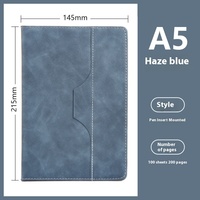 Carnet A5 A6 B5 en cuir effet peau avec logo personnalisé, stylo inclus, reliure cousue, papier pour bureau, école, entreprise