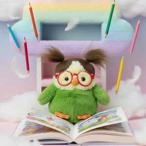 Fatty Palm Fluffy Sparrow Plush <b>Toy</b> Companion for <b>Desk</b>, Study Comfort, Cute Plush Doll Gift for Festivals - Product Image 2