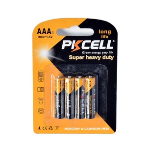 Pilas PKCELL R03P de Alta Resistencia, Pilas Tipo Lápiz R03P <span class=keywords><strong>AAA</strong></span> de 1.5V, Celda Primaria - Product Image 1