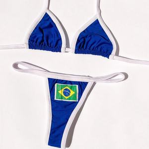 Traje de Baño Personalizado de Lujo para Mujer, Bikini Brasileño Estampado de Dos Piezas, Conjunto de Bikini para Playa - Product Image 2