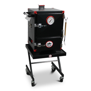 Parrilla ahumadora de carbón personalizada, compacta y robusta, con logo, para acampar - Product Image 3