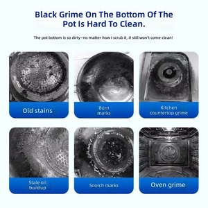 Gel Quitamanchas Negro para Ollas, Fórmula de Lodo Marino, Limpiador de Suciedad Pesada para Utensilios de Cocina de Acero Inoxidable, Disponible para Dropshipping - Product Image 2