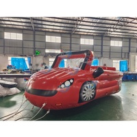 Bateau gonflable commercial robuste pour course automobile, flotteur remorquable durable, jouet aquatique à tirer pour la location