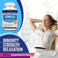 Capsules de glycinate de magnésium 1000 mg à marque privée, 90 unités – Soulagement du stress, soutien de la densité osseuse, suppléments minéraux et à base de plantes pour adultes