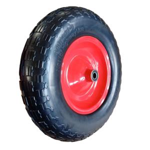 ล้อรถเข็น PU1607 4.80/4.00-8 ขนาด 16 นิ้ว ยางโฟม PU ขอบเหล็ก ลูกปืน  อะไหล่สำหรับรถเข็นมือ/รถเข็นล้อเลื่อน - Product Image 2