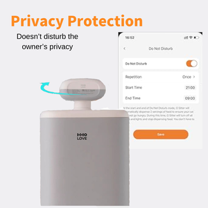 Nouveau 360 °   Caméra de surveillance pour animaux de compagnie, distributeur automatique de nourriture 360 °   Caméra de surveillance HHOLOVE, robot compagnon intelligent pour chats - Product Image 6
