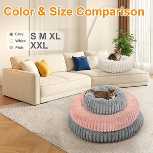 Warm Pet Kennel in Winter High Weight Straight Rabbit Plush Pet <b>Mat</b> Round <b>cat</b> Kennel Dog Bed - Product Image 6