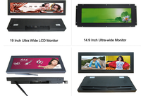 Layar LCD Android Digital Signage Ultra Wide Monitor untuk Pusat Perbelanjaan, Toko Retail, Bisnis Layanan Mandiri, Driver 4K