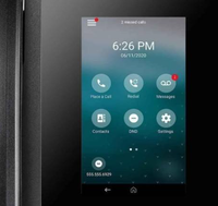 CCX400-Teléfonos de escritorio Polycom Teléfono multimedia de negocios de escritorio con auricular-Open SIP - Power Over Ethernet (POE)