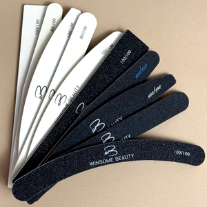 Lima de Uñas Premium de Doble Cara OEM/ODM, Grano 100/180, Esponja de Papel de Lija de Colores para Pulir, Logotipo Personalizado, Venta al por Mayor - Product Image 5