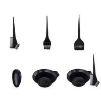 Brosse de teinture pour Salon de coiffure, peigne de teinture, agitateur, bol d'oreille, kit de teinture pour cheveux, outil de coiffure, 5 pièces