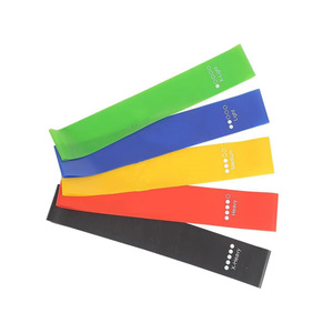 Lot de 5 bandes d'assistance pour exercices de yoga et Pilates, résistantes à la déchirure, sans latex, avec logo personnalisé, pour <span class=keywords><strong>Crossfit</strong></span> - Product Image 2