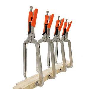 Outil de table portable en métal, étau de charpentier, pince de verrouillage, type C, menuiserie, soudure, pince à face - Product Image 4