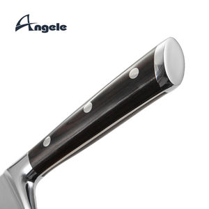 الأفضل مبيعًا جودة 8 بوصة سكاكين طاه من الفولاذ المقاوم للصدأ مقبض خشب باكا وصديقا للموضة على الطراز الحديث مع صندوق تعبئة - Product Image 6