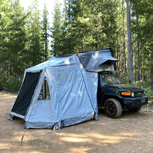 All Seasons Durable Rooftop Tent Waterproof Roof Top Tent For Suv Foldable 2 Person Car Roof Tent With <b>Ladder</b> Camping Travel - Product Image 1