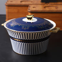 Service à thé de luxe 2024, ensemble de 58 pièces en céramique décorative, vaisselle ronde en porcelaine fine, coffret cadeau pour 6 personnes