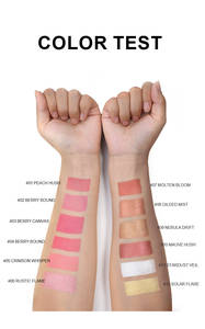 Produits de maquillage transfrontaliers en stock sans logo Fards à joues multicolores colorés et durables - Product Image 6