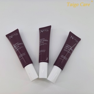 Tube souple personnalisé de luxe pour cosmétiques, 50 ml, vide, avec logo sérigraphié, en PE, avec bouchon intérieur à long bec. - Product Image 2