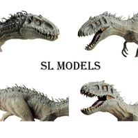 Modelos SL de Alta Calidad, Dinosaurio Indominus Rex T-Rex de Plástico PVC Sólido Realista, Juguetes Grandes para Niños y Niñas, Tema Animal, Original