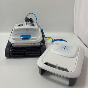 Robot de <span class=keywords><strong>piscine</strong></span> intelligent sans fil avec batterie longue durée et aspiration puissante pour piscines enterrées-recharge automatique et contrôle par application - Product Image 5