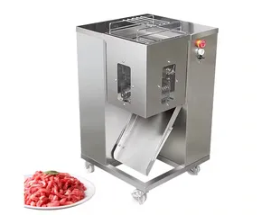 Cortador automático de tiras de CARNE/triturado/máquina cortadora de tiras de carne de pechuga de pollo y cerdo