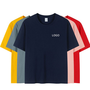 Advertising Shirt Round Neck T-shirt With Logo Printed Cotton Tshirt Printing Business Work Clothes