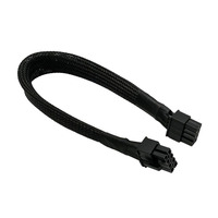 Câble d'extension d'alimentation GPU PCIE 8 broches 16AWG en cuivre étamé avec gaine tressée pour alimentation modulaire de bureau et carte graphique