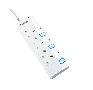 Cables de Alimentación y Extensión de Uso Generalizado Mundial con Conector Hembra <span class=keywords><strong>IEC</strong></span> y Conector Macho BS, Interruptor Individual, Enchufe UK, Carcasa de PC/PP Completa - Product Image 2
