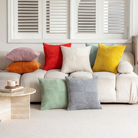 Taie d'oreiller en flanelle super douce, housse de coussin en peluche chaude quatre saisons, lavable, légère, antistatique, respectueuse de la peau, pour la maison