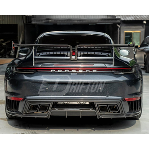 ชุดกันชนหลังรถแบบ992สำหรับปอร์เช่911ชุดตัวถังคาร์บอนไฟเบอร์ - Product Image 3