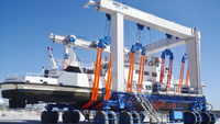 Grue de bateau Magicart pour le stockage et le lancement des bateaux Conception de grue portable pour utilisation maritime