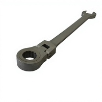 Clé à cliquet combinée à tête flexible en titane Oak Titanium Tools, 8 mm, métrique, qualité industrielle, légère, résistante à la corrosion