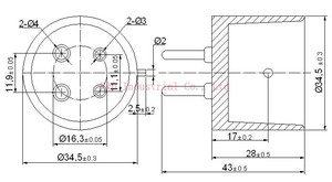 Douille de tube en bakélite 4 broches pour tube à vide 2A3 811A 300B 5Z3, pièce d'amplificateur à tubes - Product Image 6